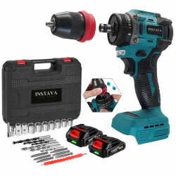 2 in 1 Accu Schroefboormachine - Geschikt Voor Makita 18v Accu