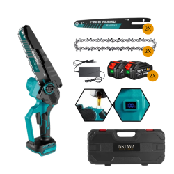 Mini Kettingzaag - Geschikt Voor Makita 18v Accu - Incl. Opbergkoffer