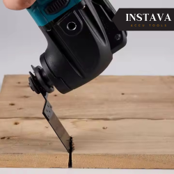 Alternative view of Multitool - Oscillerend - Geschikt Voor Makita 18v Accu - 6 Aan Te Passen Niveaus - 7 Opzetstukken & 15x Schuurpapier