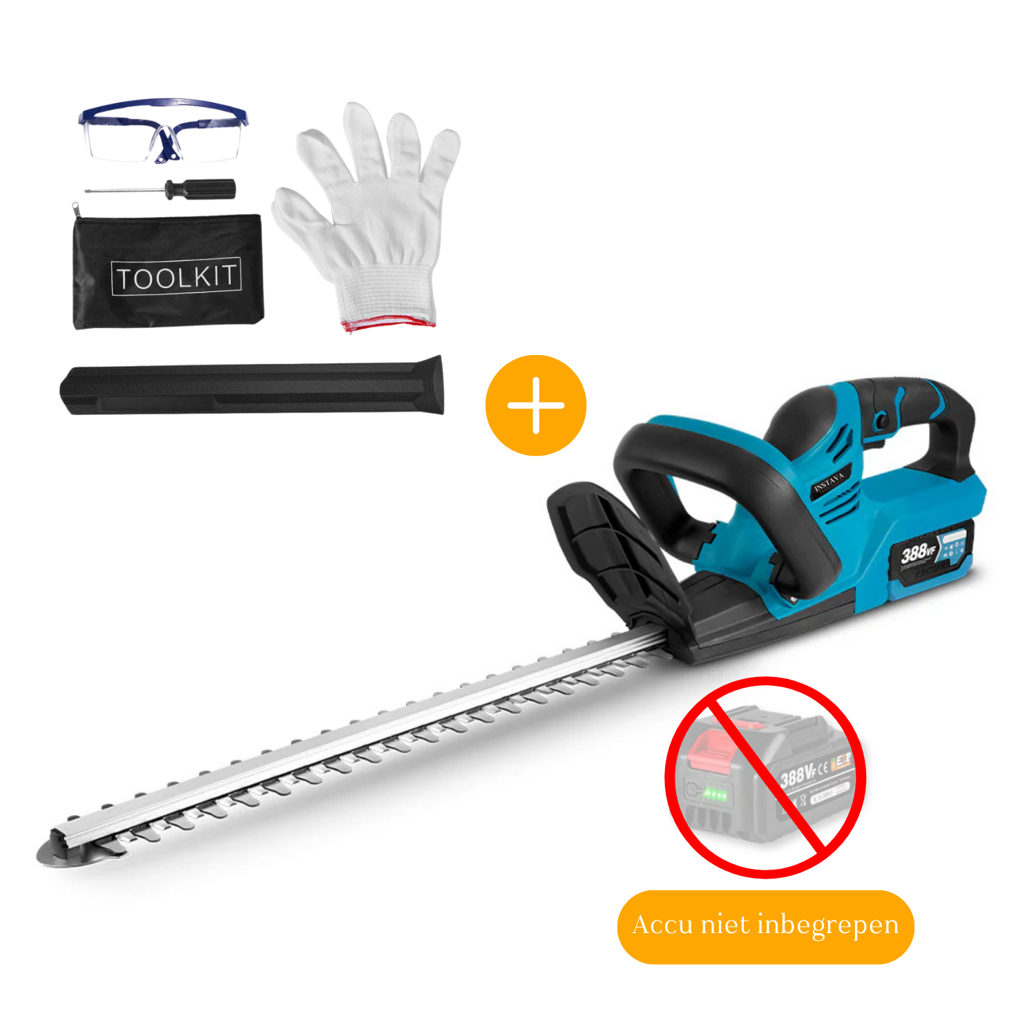 Accu Heggenschaar - Geschikt Voor Makita 18v Accu - 51cm - Incl. Accessoires - Zonder Accu