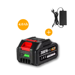 Instava Accu 18v incl. lader - 4.0Ah - Geschikt voor alle Instava accu tools - Li-Ion - LED display