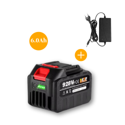 Instava Accu 18v incl. lader - 6.0Ah - Geschikt voor alle Instava accu tools - Li-Ion - LED display