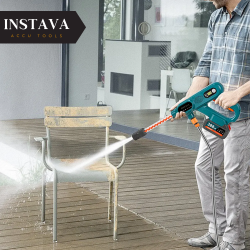 Alternative view of Accu hogedrukreiniger - Geschikt Voor Makita 18v Accu - 6-1 Draadloze Hogedrukreiniger 60bar