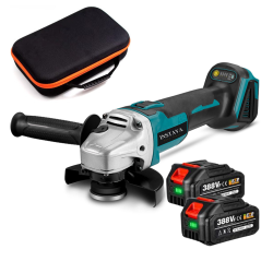 Haakse Slijper 500W - Ø125MM - Geschikt Voor Makita 18v Accu - Incl. Accessoires