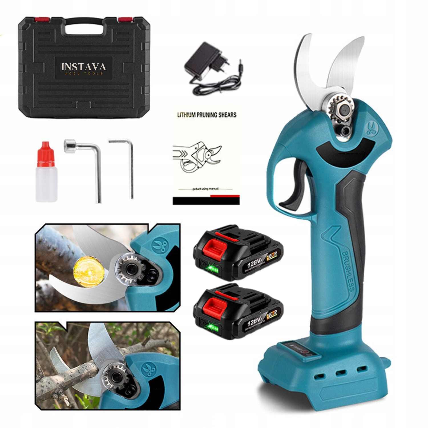 Elektrische Snoeischaar - Geschikt Voor Makita 18v Accu - Ø35MM