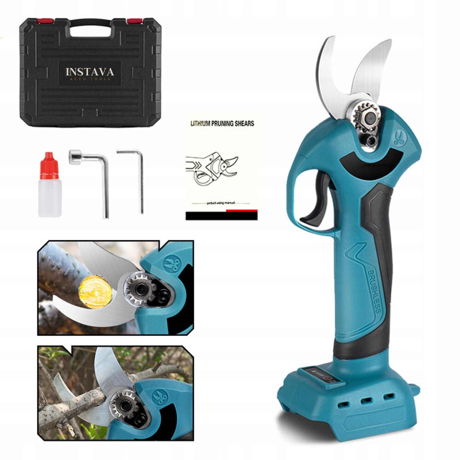 Elektrische Snoeischaar - Geschikt Voor Makita 18v Accu - Ø35MM - Zonder Accu